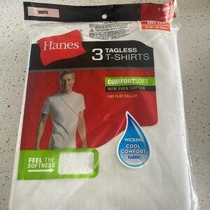Hanes mens Comfortsoft Tagless Tshirt 3 Pack